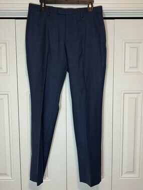 Banana Republic NWT Slim Fit Blue Wool Blend Pants 31x32